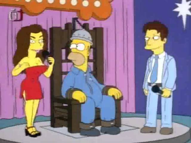 Simpsonovi - Homer na elektrickem kresle - YouTube