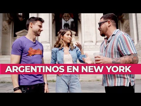 Dos argentinos residentes en New York le enseñaron a Fede Bal cómo es vivir en la capital del mundo