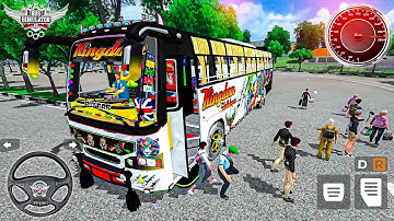 Bus Simulator Indonesia Different Map Mod Full Passenger Load - Android GamePlay 