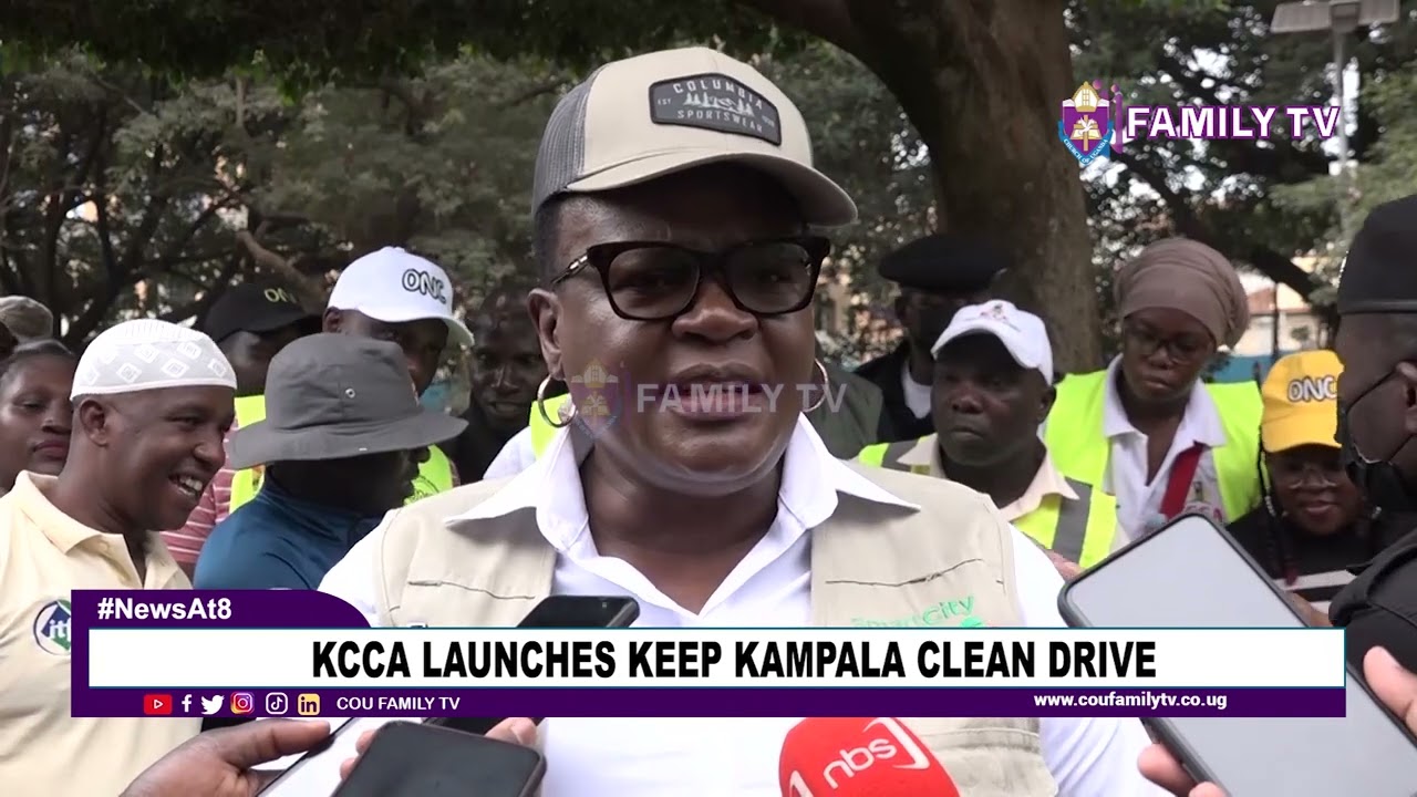 KCCA Launches Keep Kampala Clean Drive