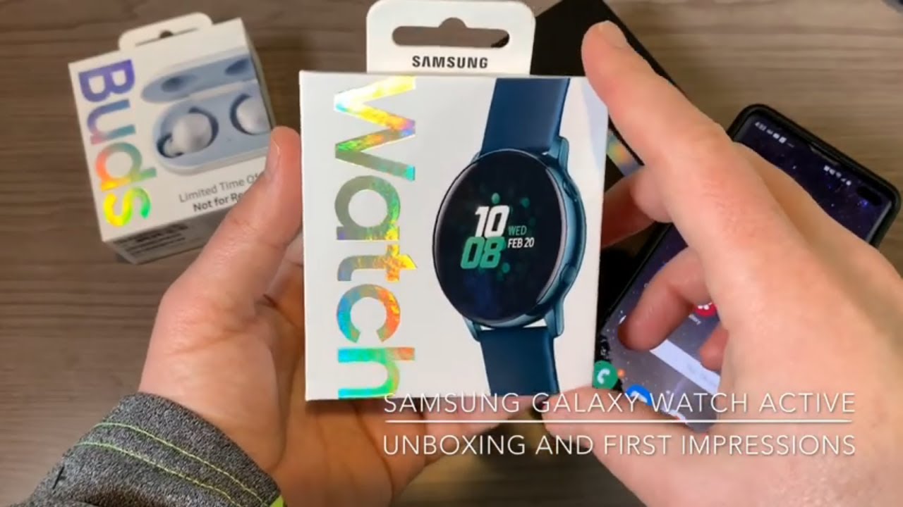 Samsung Galaxy Watch Active: Unboxing 