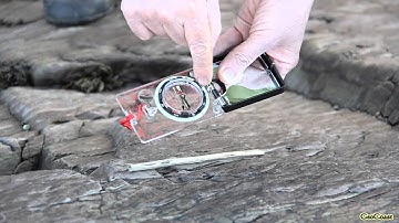 GEOCOAST - Using Geological Compass:  Measuring Lineation