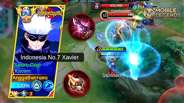 XAVIER BUILD COUNTER HERO BADANG SOLO RANKED | XAVIER BEST BUILD & EMBLEM 2023 - MOBILE LEGENDS