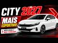 Honda City 2027 Revelado: Sedã e Hatch Ganham Nova Cara e Podem Chegar ao Brasil