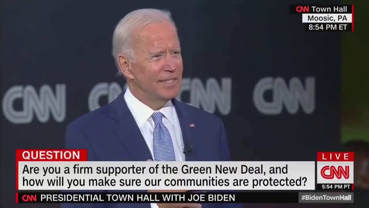 Joe Biden Agreed AOC's Anti-energy Green New Deal Doesn't Go Too Far