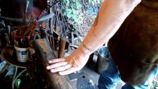 Forging a two sided taper