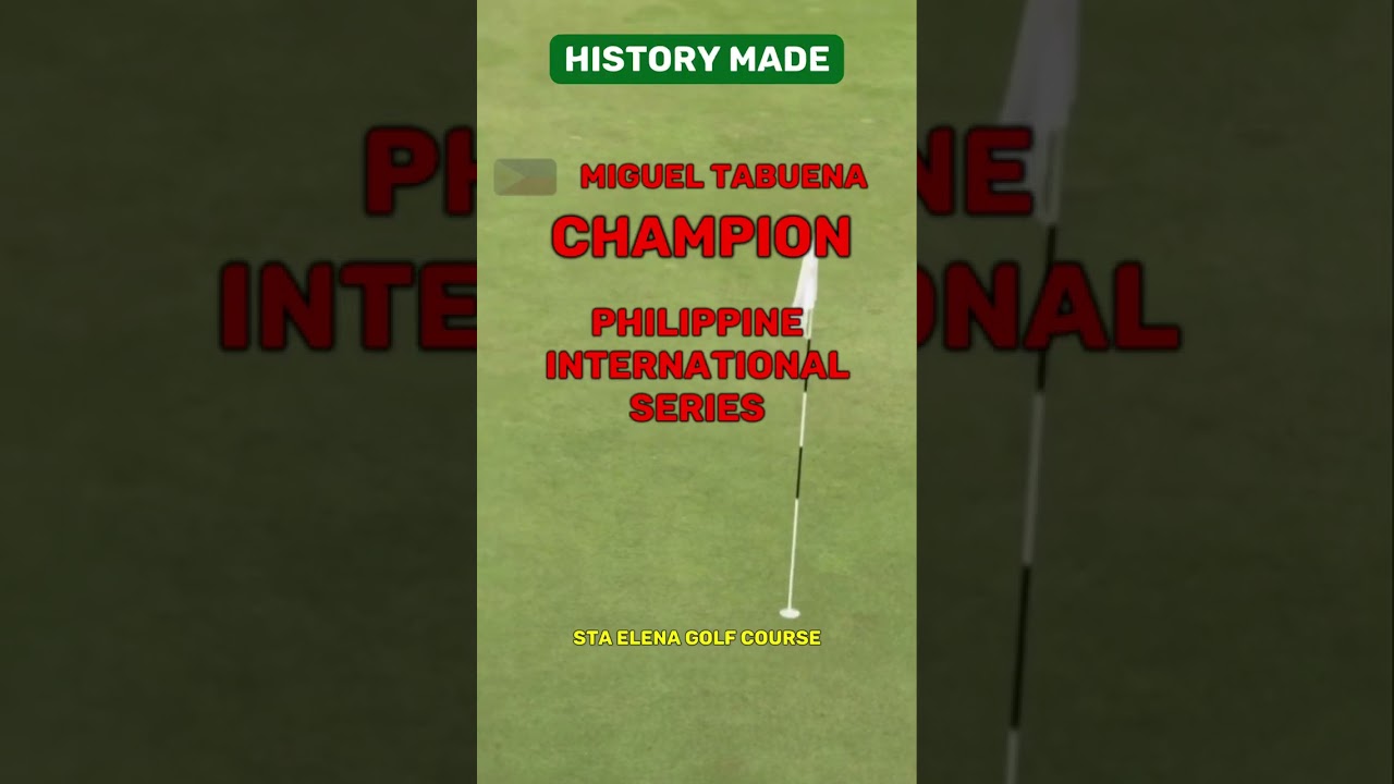 Мигель Табуэна, чемпион Филиппинской международной серии 