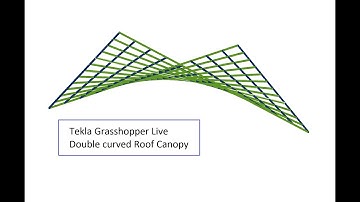 Tekla Grasshopper Double Curve Canopy