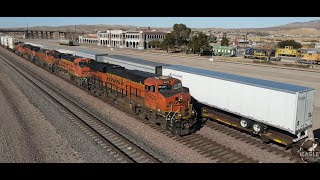 2020 4K Drone Footage of Train Meet in Barstow California by Kevin Roldan Licensed Part 107 Pilot
