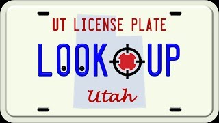 How to Search a Utah License Plate