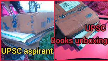 UPSC books📚 unboxing by an upsc aspirant ,most important books CSE prelims