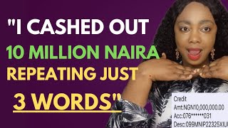 CONFIRMED✅! REPEAT THESE 3 WORDS said by Jesus Himself and MONEY will flow effortlessly..