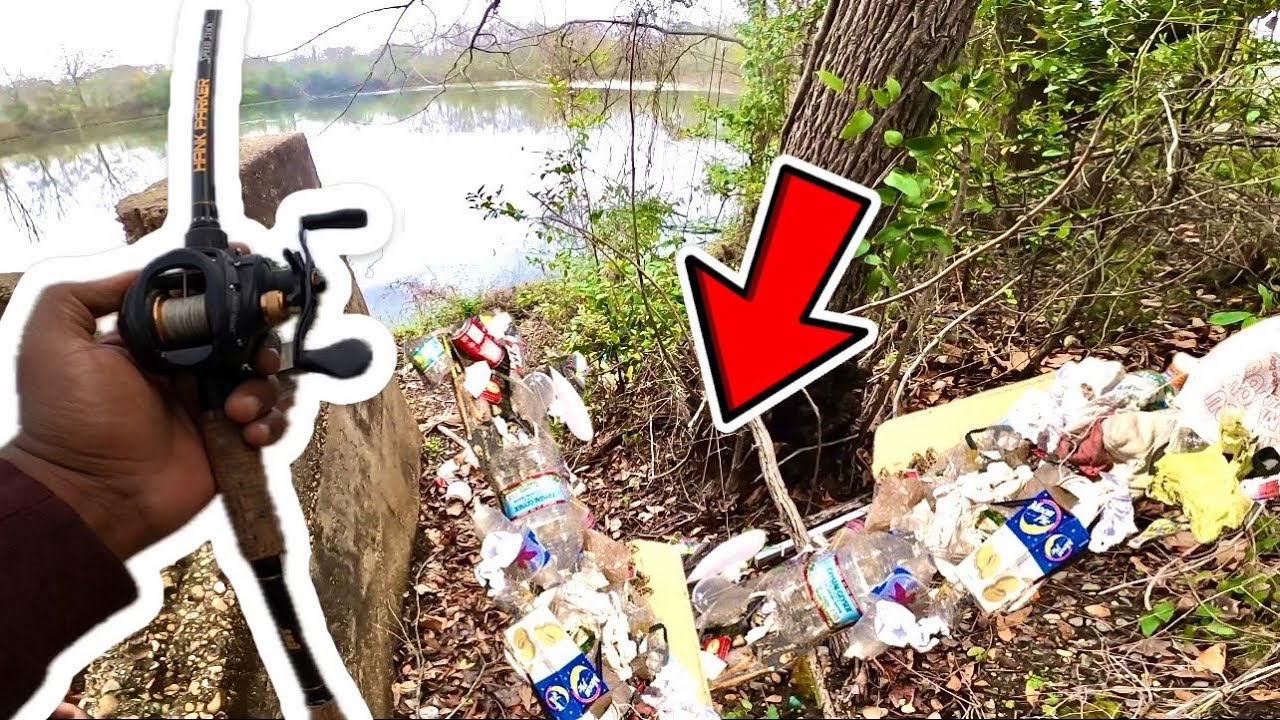 I FISHED The TRASHIEST Pond In EAST TEXAS!!! #bassfishing #fishing #foryou #fyp #viralvideo #explore