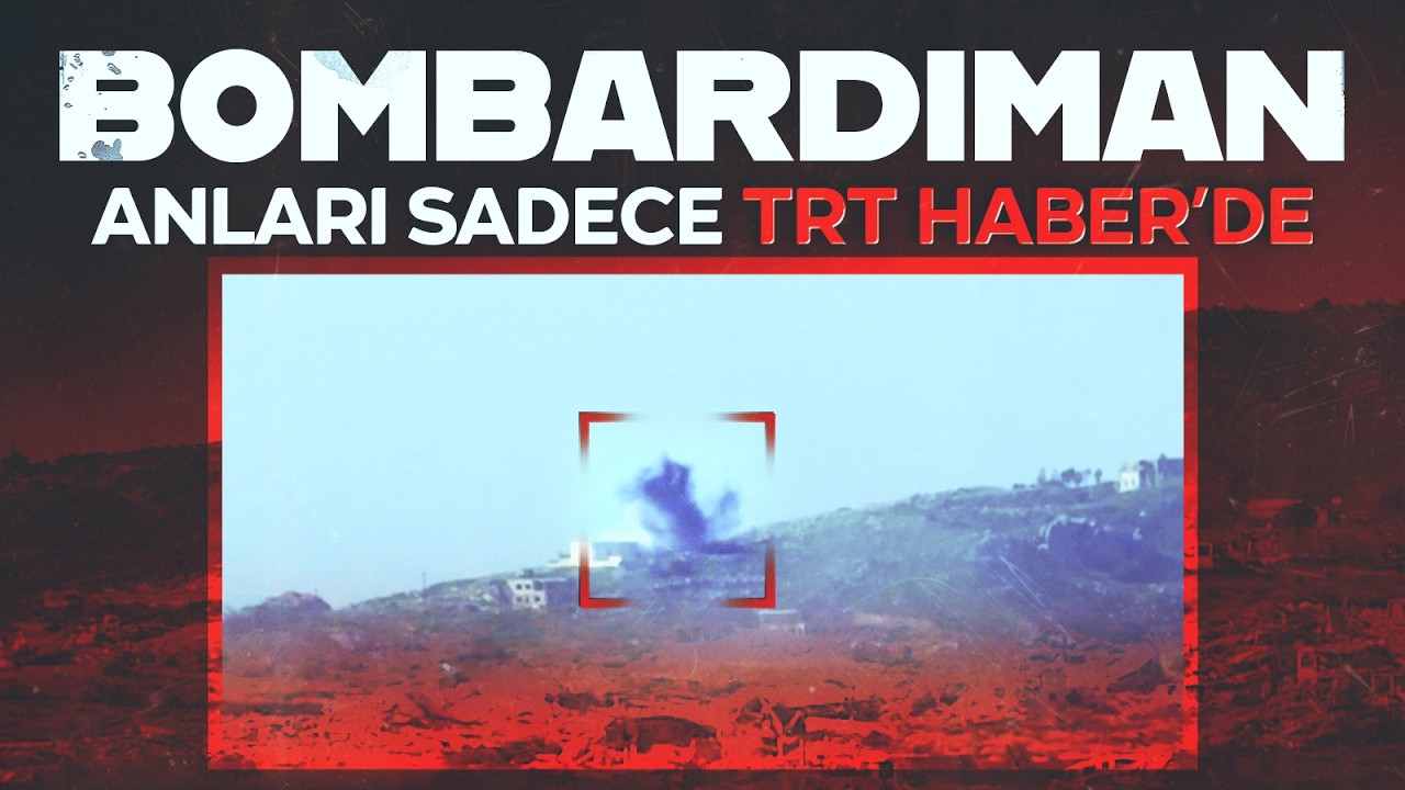 İsrail-Lübnan sınırındaki çatışma anları sadece TRT Haber'de