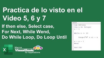 Practica de lo visto en el Video 5, 6 y 7