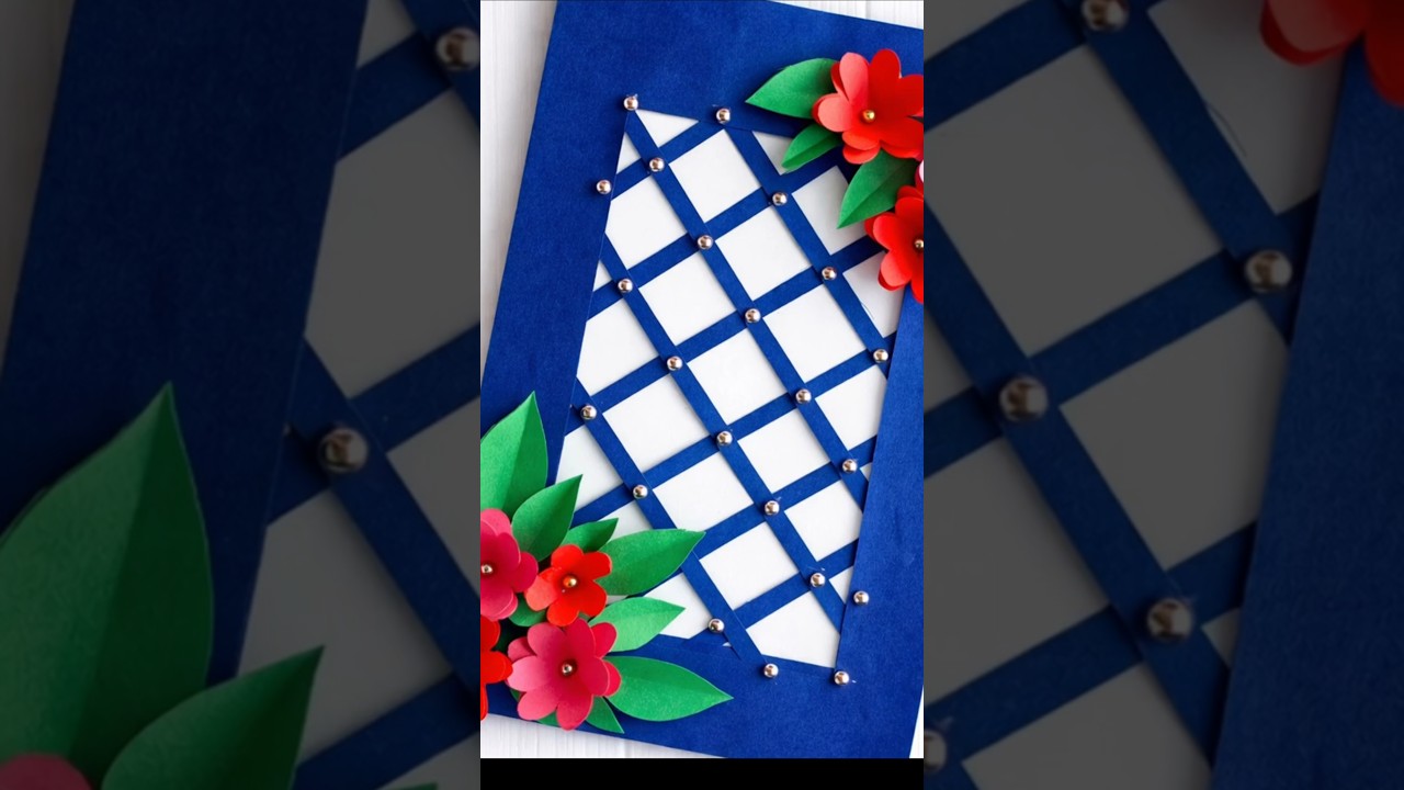 Handmade greeting card for new year / birthday 💯💯 easy card making 