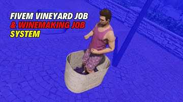 Fivem Vineyard Job & Winemaking Job System | FiveM Script Store - FiveM Scripts QBcore