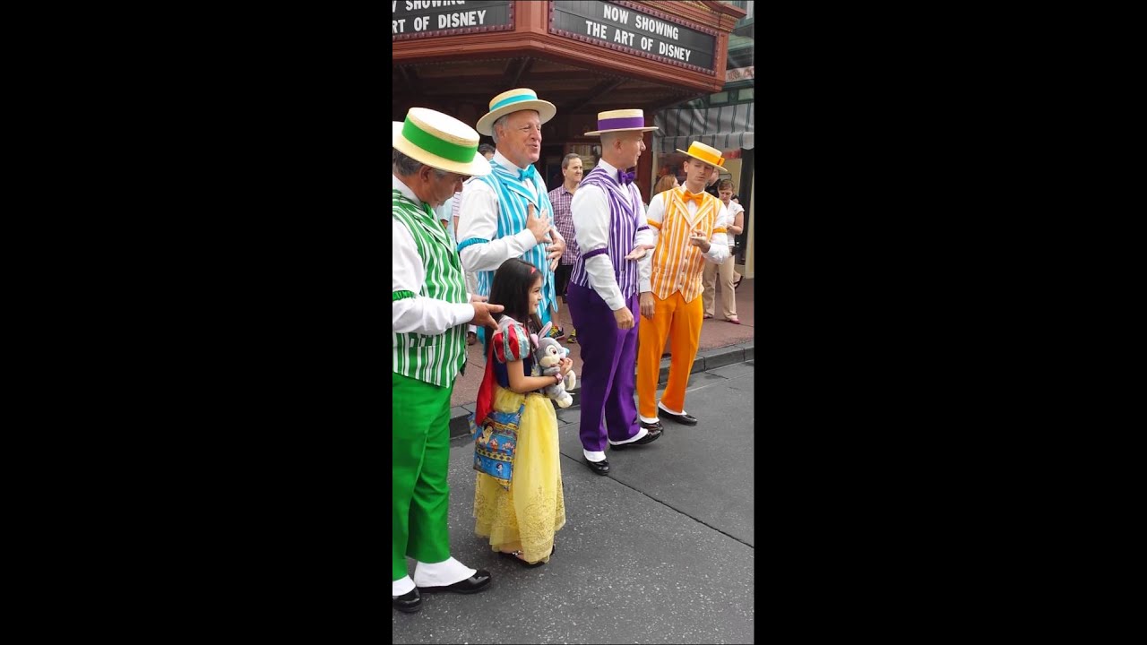 Dapper Dans singing Happy Birthday
