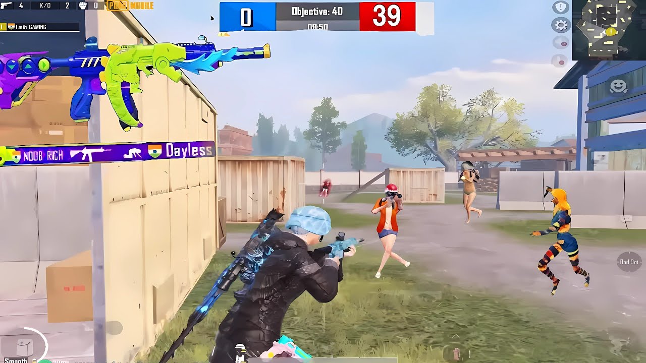 😱1 MILLION SUBD YOUTUBE ROOM SQUAD FIGHT in M4 FULL MAX GUN 🔫 PUBG MOBILE _BGMI🔥