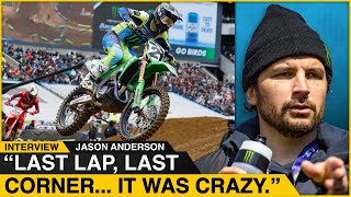 “Last lap, last corner… It was crazy.” | Jason Anderson on Philadelphia