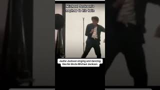 Jaafar Jackson is his uncle’s twin. #music #michealjackson #dancing #biopic