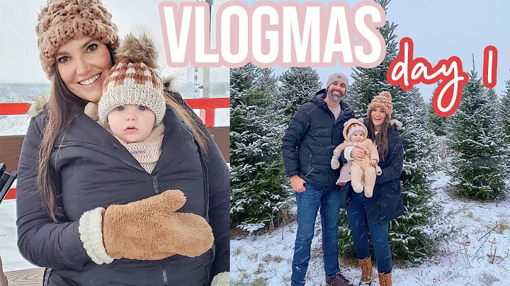 CUTTING DOWN OUR CHRISTMAS TREE | VLOGMAS DAY 1 | Sarah Brithinee