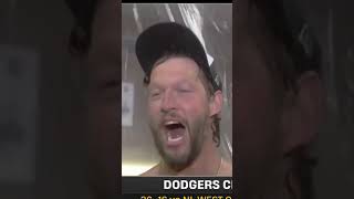 No Shirt, No Goggles, No Problem For Nl West Champion Clayton Kershaw