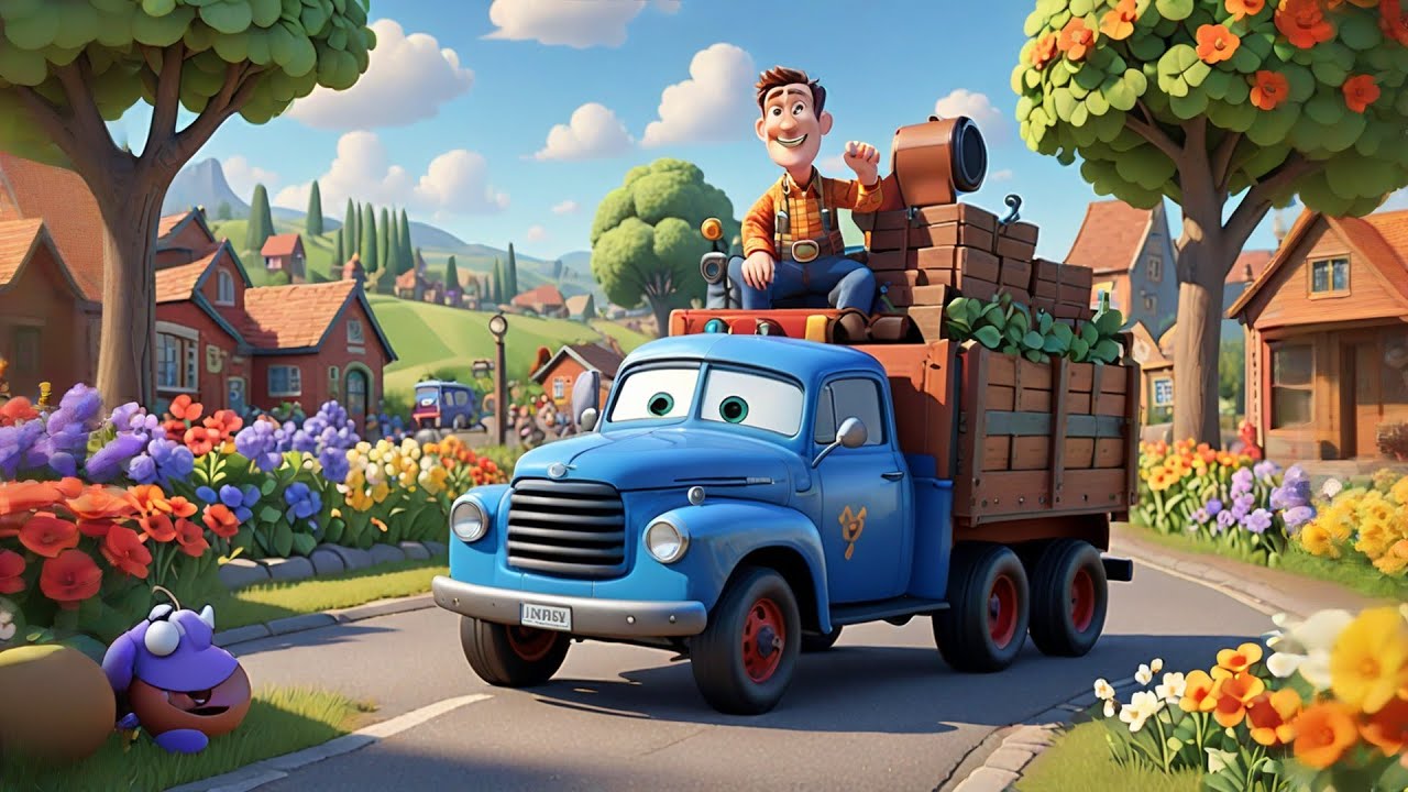 Timmy Truck Turns Around + More Nursery Rhymes & Kids Songs