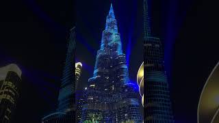 Burjkhalifa Show at Night😍💗🌃 #burjkhalifa #viral #travel #ytshorts #dubai #tallestbuilding #remix