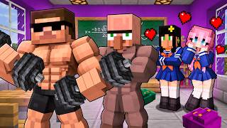 Bodybuilding to Rizz SCHOOL GIRLS in Minecraft