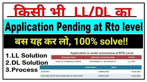 Learning Licence Pending at RTO Level? Complete Solution & Guide | Learning Licence Scrutiny Problem