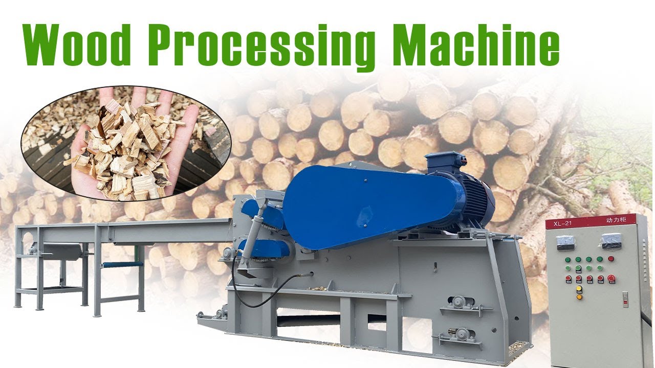 Efficient Drum Wood Chipper in Action | Ultimate Wood Processing ...