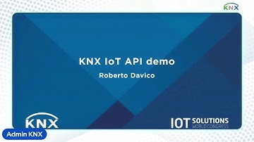 KNX IoT API demo