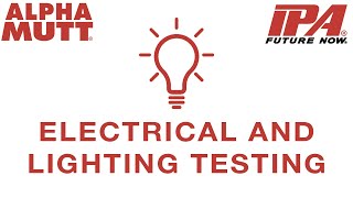 Alpha MUTT® Training: Electrical Testing