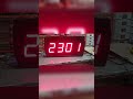 Digital clock or temperature using esp32 set time through application #esp32