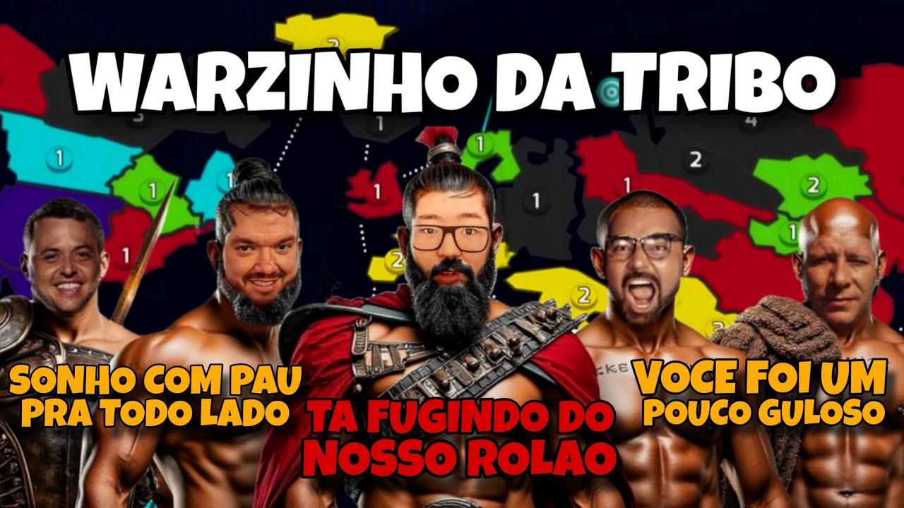WAR DA TRIBO: GAULÊS, LIMINHA, BT, VVV E AGNELLO EM UMA BATALHA ÉPICA!