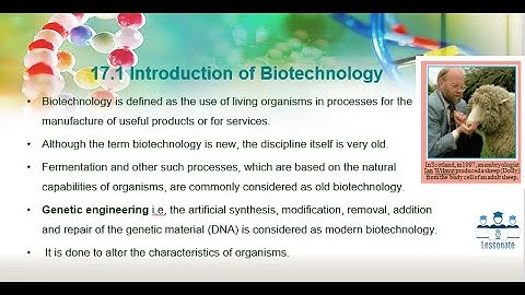 Introduction to Biotechnology | Chapter 17 Biology Class 10 | Lessonate