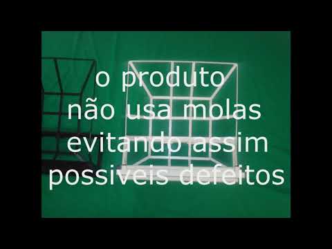 Lixeira retrátil fechamento automatico não usa molas