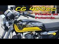 Probando el pista cg 400cc super gato