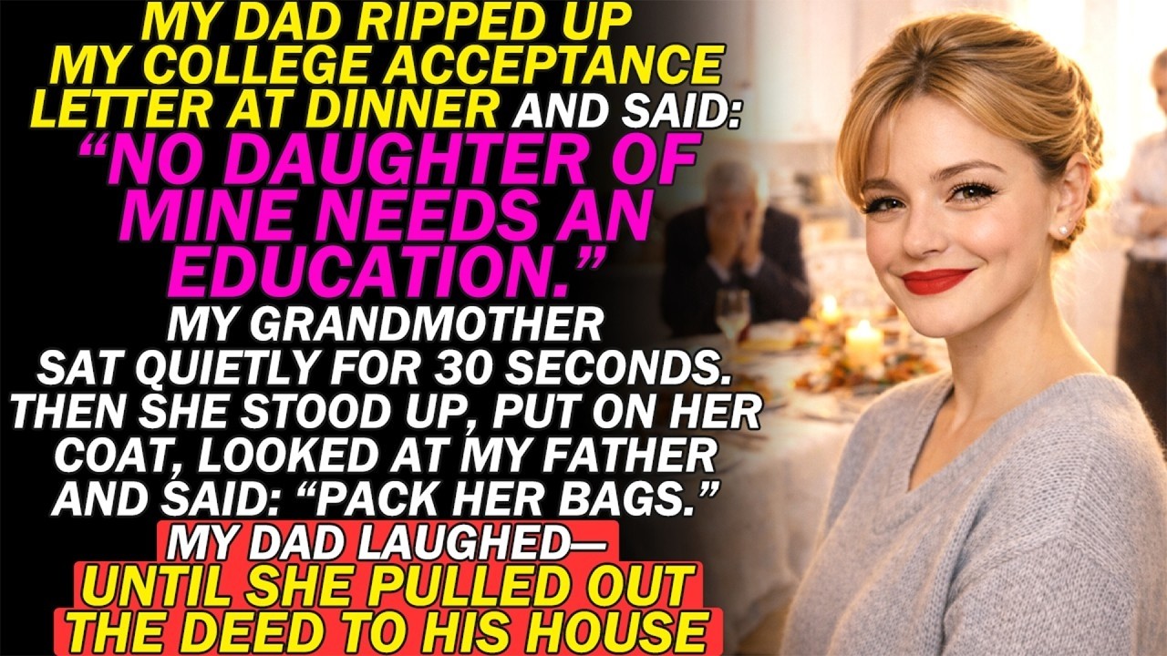 My Dad Said 'No Daughter Of Mine Needs College'—He Didn't Know Who Owned His House