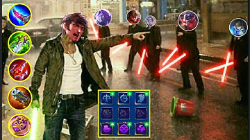 CHOU TOP GLOBAL EMBLEM SET AND BUILD | CHOU NEW META GAMEPLAY 2022 | MOBILE LEGENDS