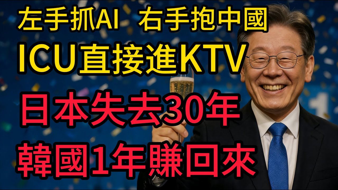 从ICU直接进KTV!左手抓AI,右手抱中國,韩国国运爆发的真相,竟是读懂了东亚的生存法则。 - YouTube