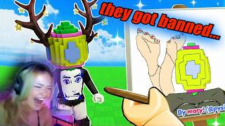 drawing my viewers avatars in 'Draw Me' on roblox