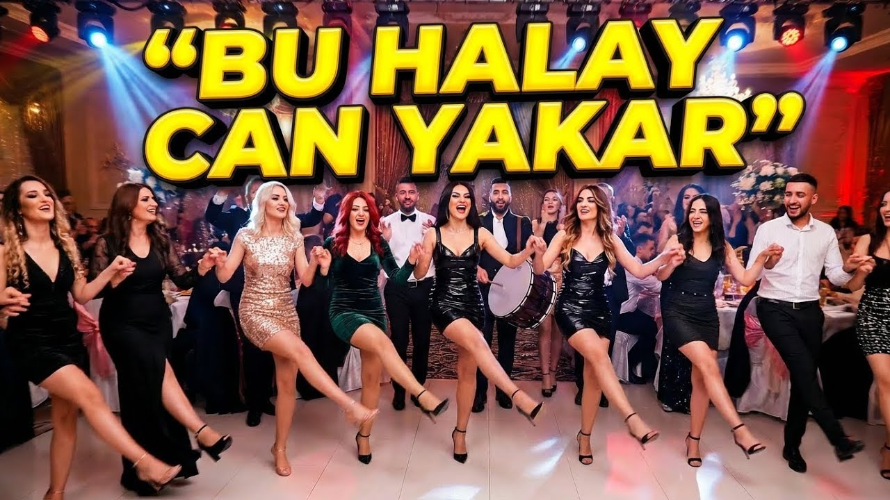 BU HALAY CAN YAKAR! 🔥 Kızlar Coşuyor | Syrian – Assyrian – Kürt – Asuri – Rus Düğün Dansı