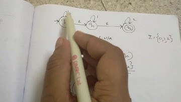 14) CONVERSION OF EPSILON-NFA TO DFA #TOC Lecture 14