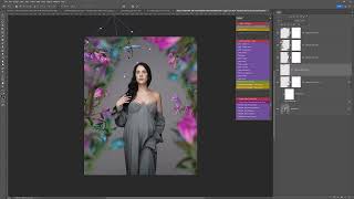 Adding Real Rainbow Lilly Overlays To Your Image With Photoshop Actions And Finishing Washes