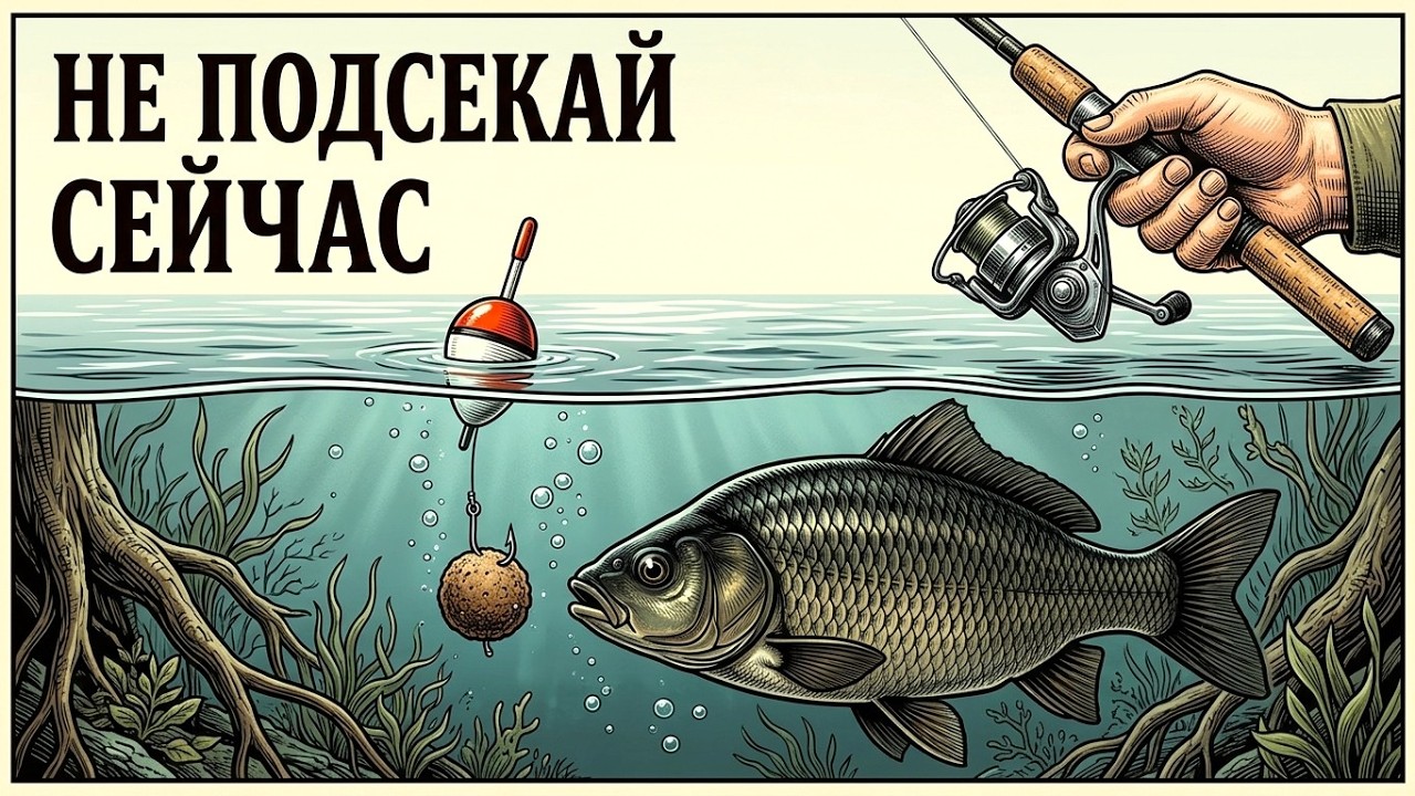 Почему рыба выплёвывает вашу наживку? Ошибка 90% рыбаков при подсечке