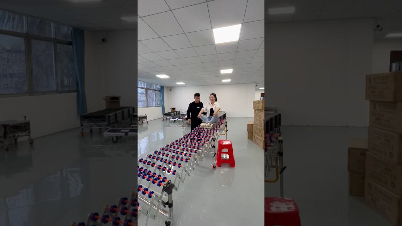 What is the weight capacity of a pulley conveyor? Let's test it now! 