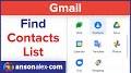 Video for search Google Contacts list