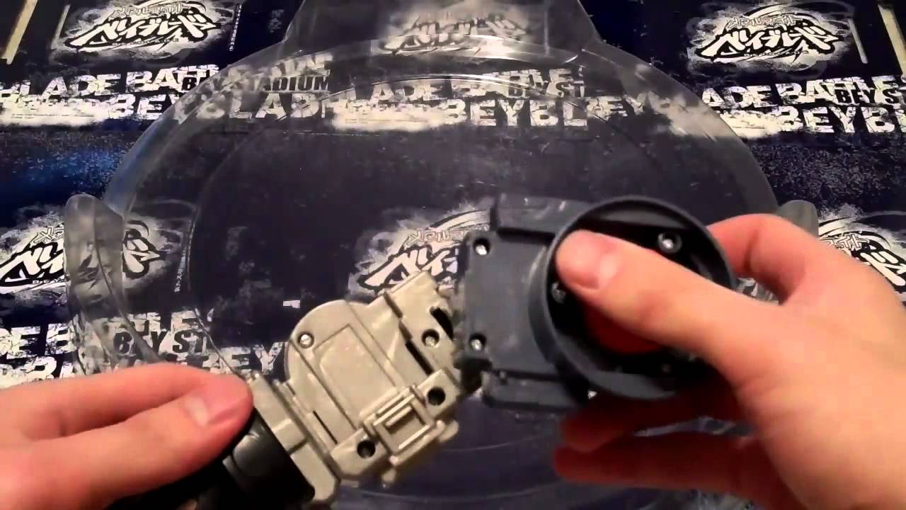 Beyblade Hasbro Rev Up Launcher Comparison + Launcher Grip.